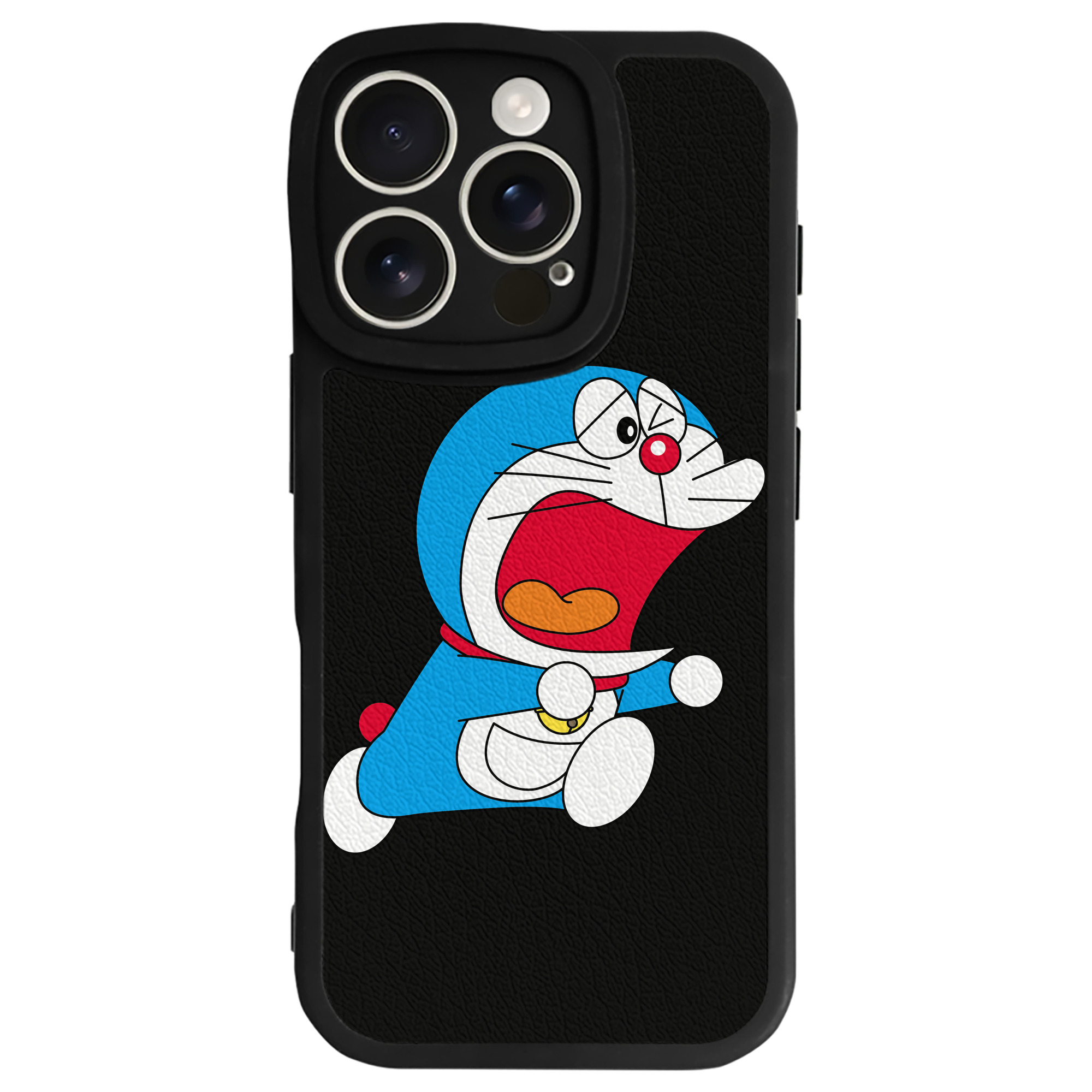 （画像用） ドラえもん Doraemon 【iPhone 16シリーズ対応】シリコンスマホケース（レザー調） 材質：シリコン